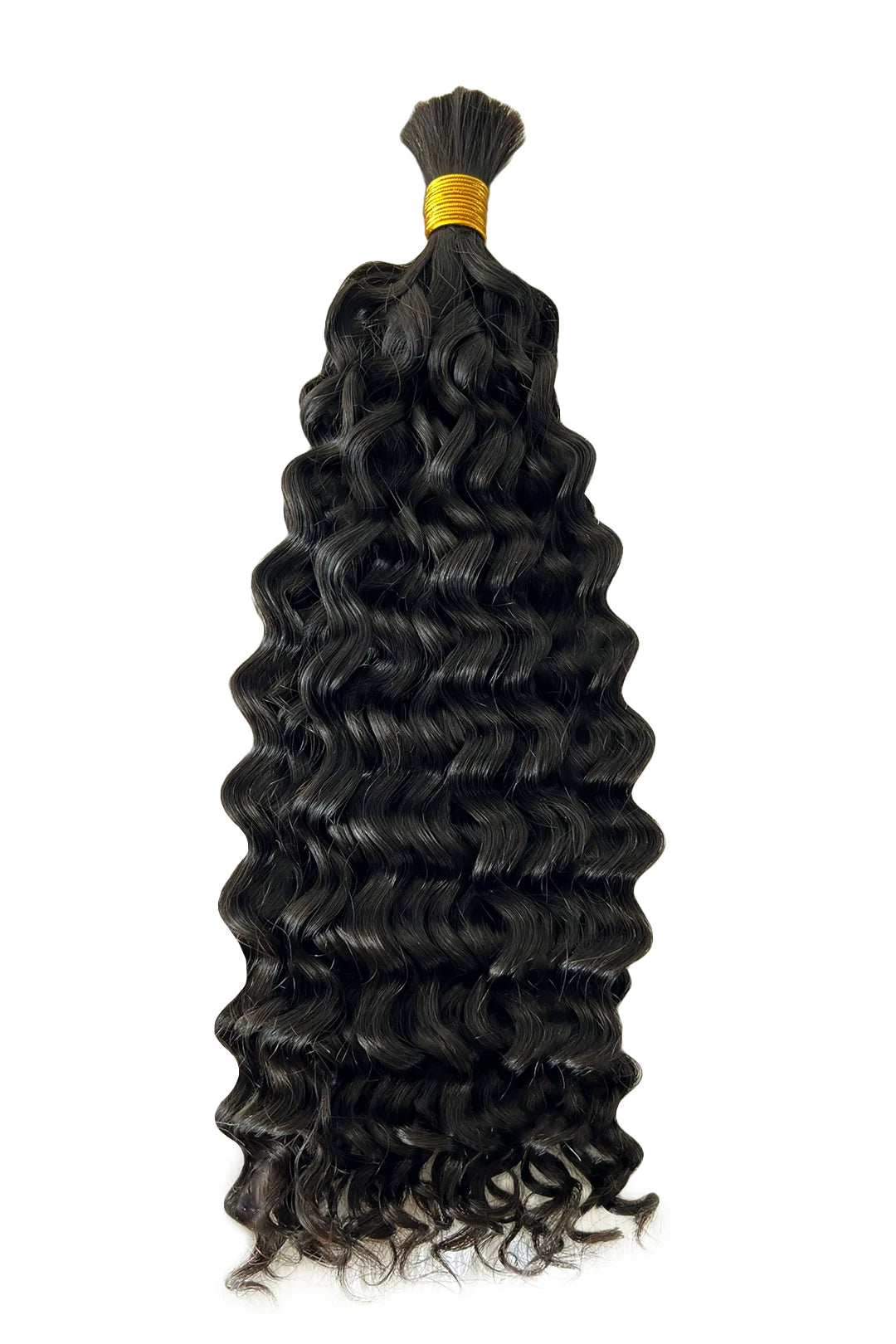 Water Wave Bulk Hair For Braiding Natural Black BU14